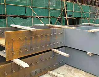 鋼混結構-梁柱節點